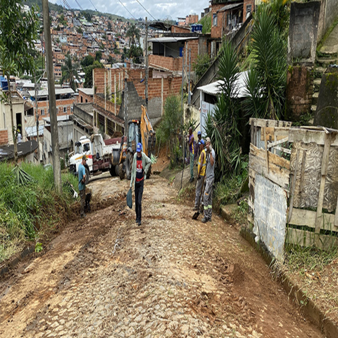 Empav dá início à pavimentação da Rua Maria Aparecida Martins