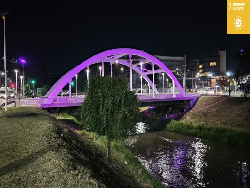 Outubro Rosa: iluminação temática reforça campanha de prevenção e tratamento do câncer de mama