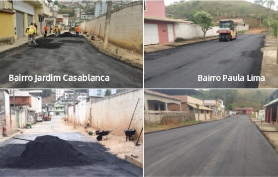 Empav realiza asfaltamento no Bairro Jardim Casablanca