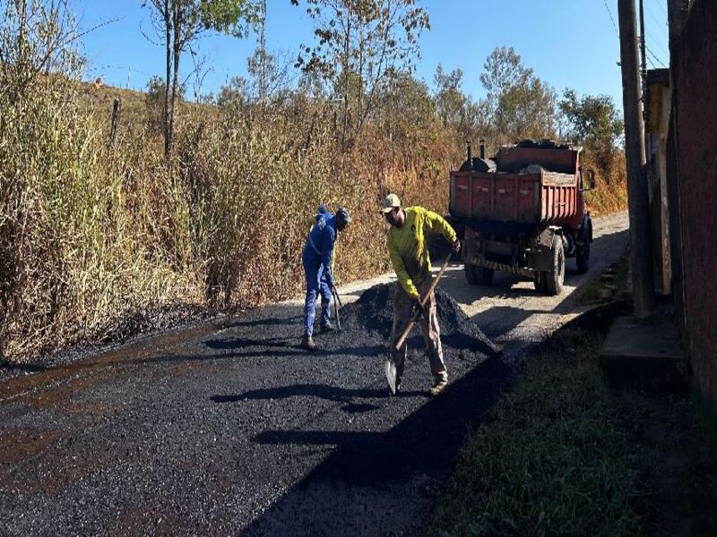 Estrada de Caeté é liberada após receber pavimentação