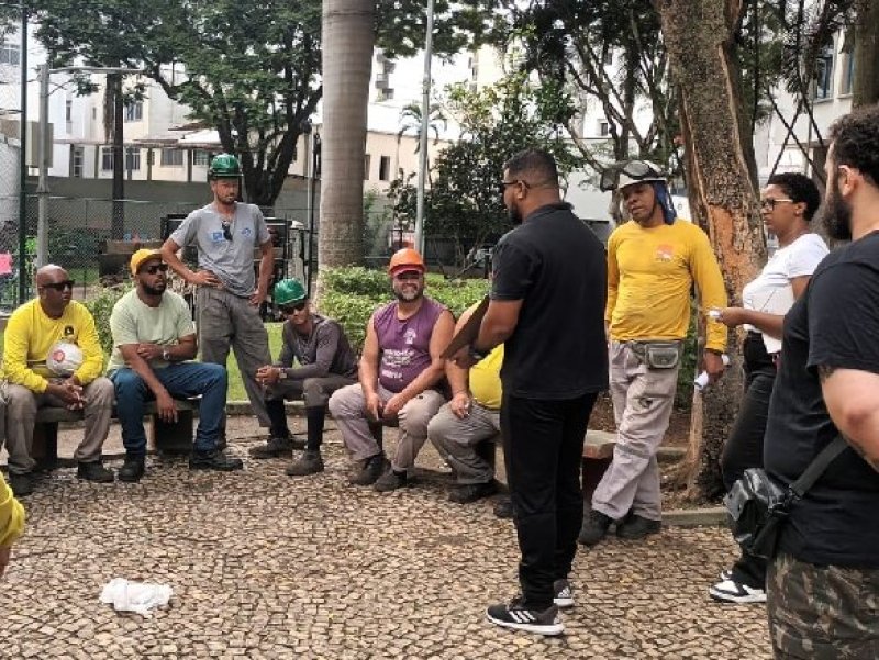 Conscientização e prevenção: trabalhadores da Empav participam de roda de conversas sobre saúde Conscientização e prevenção: trabalhadores da Empav participam de roda de conversas sobre saúde