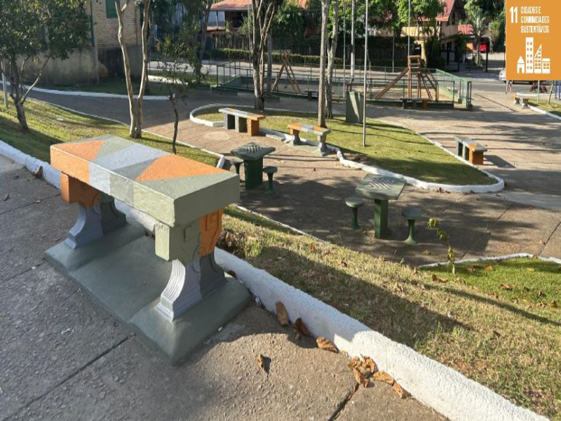 Praça do bairro São Pedro é totalmente revitalizada