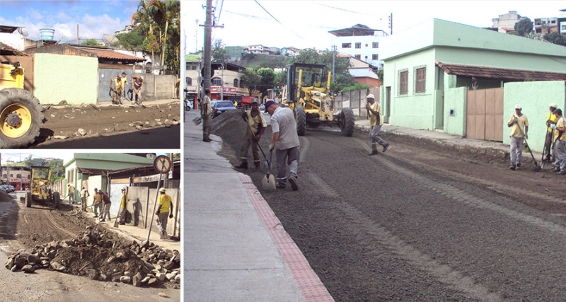 Empav realiza asfaltamento em seis ruas do Milho Branco