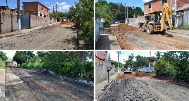 Empav realiza asfaltamento no Bairro Grama