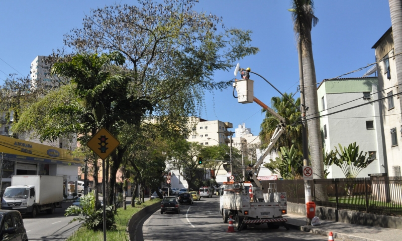 Prefeitura revitaliza iluminação da Avenida Doutor Paulo Japiassu Coelho