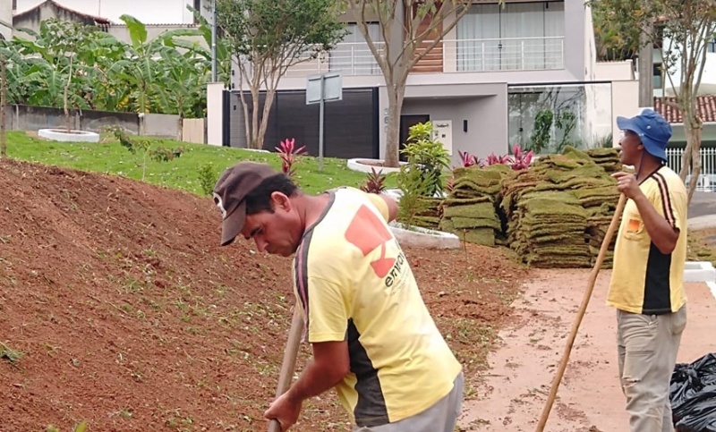 Empav realiza manutenção de praças e poda de árvores em 18 bairros