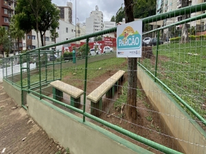 Parcão da Praça da Melquita é reaberto após reparo