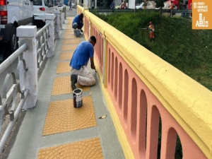 Revitalização da ponte de Santa Terezinha garante melhorias para quem circula pelo local