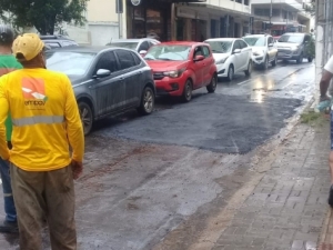 Operação Boniteza realiza tapa-buracos nas áreas centrais da cidade