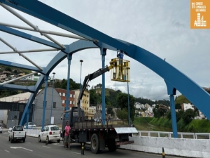 Pontes revitalizadas: PJF continua com os serviços na Avenida Brasil