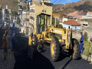  PJF leva asfalto novo à Rua Eunice Fortini Costa, no bairro Bom Jardim