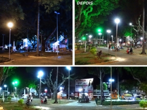 JF + Luz - Prefeitura revitaliza iluminação da Praça do Riachuelo 